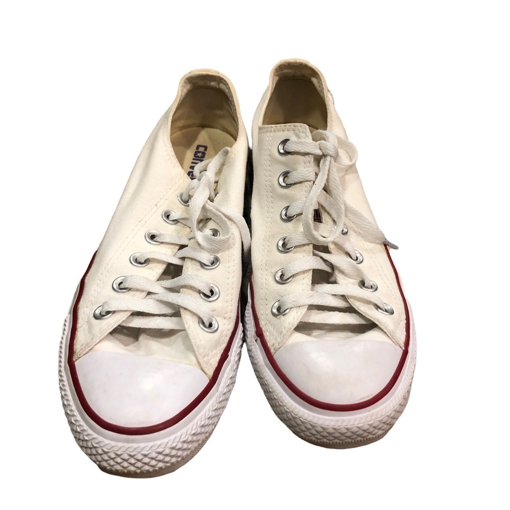 Converse all star unisex women's size 9/ men's size 7 white Good Condition